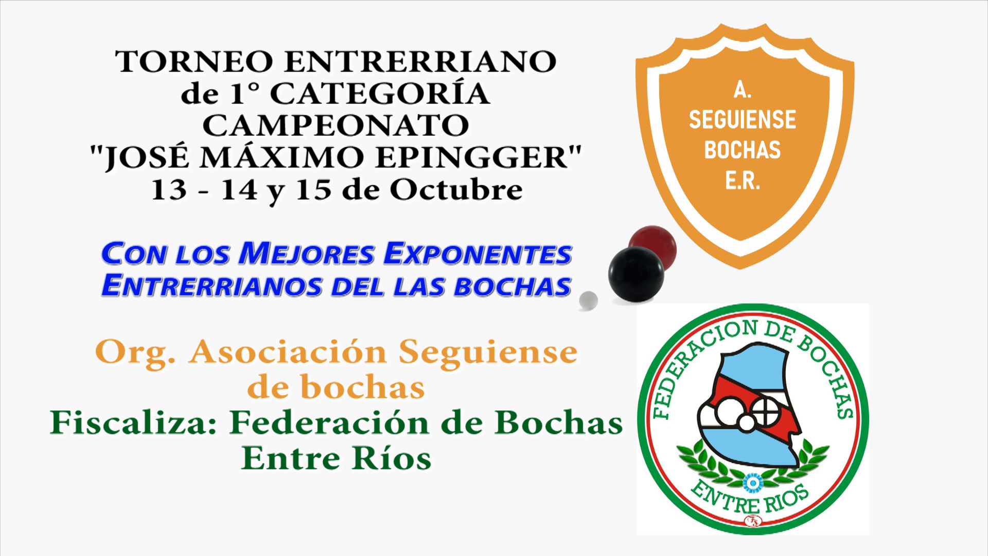 Torneo Provincial de Bochas