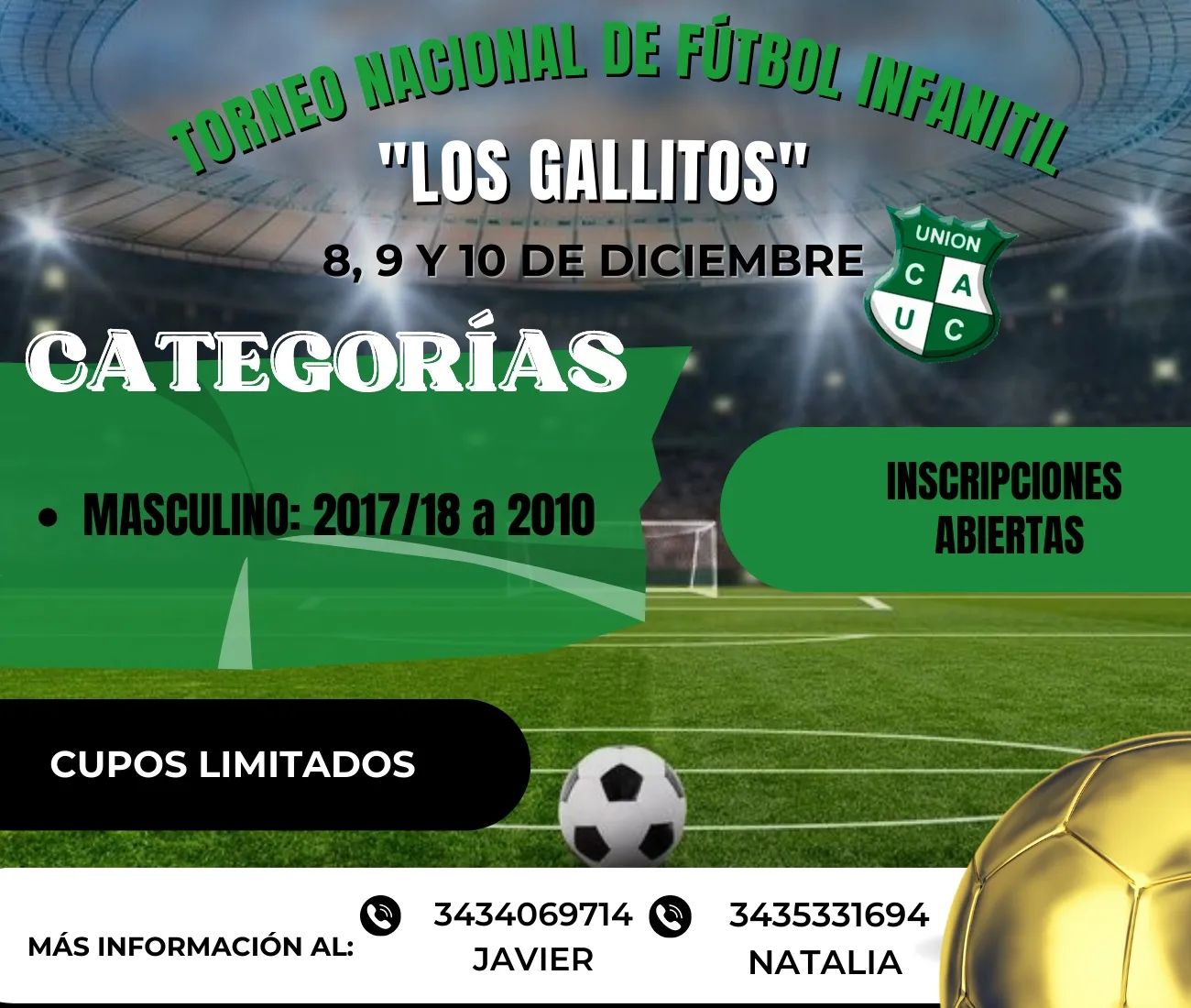 Torneo Nacional de Fútbol Infantil ‘Los Gallitos’