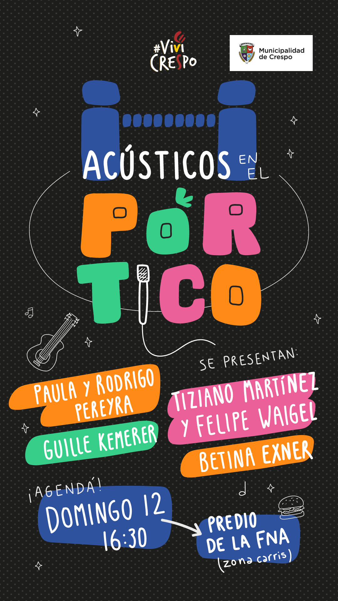 Acústicos en el Pórtico