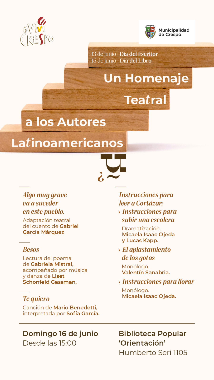 Un homenaje teatral a los autores latinoamericanos