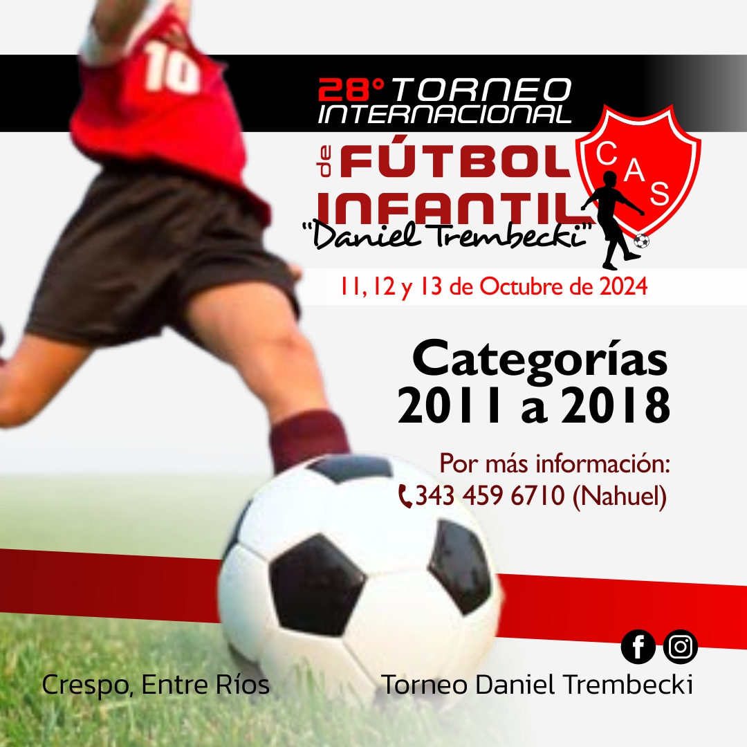 ’28º Torneo Internacional de Fútbol Infantil – Daniel Trembecki’