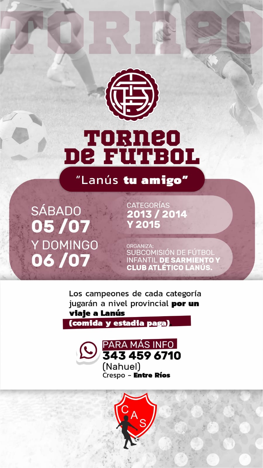 Torneo de Fútbol ‘Lanús tu amigo’