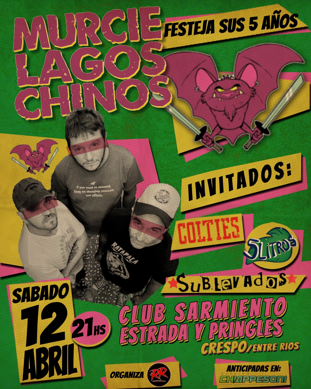 MURCIÉLAGOS CHINOS FESTEJA SUS 5 AÑOS