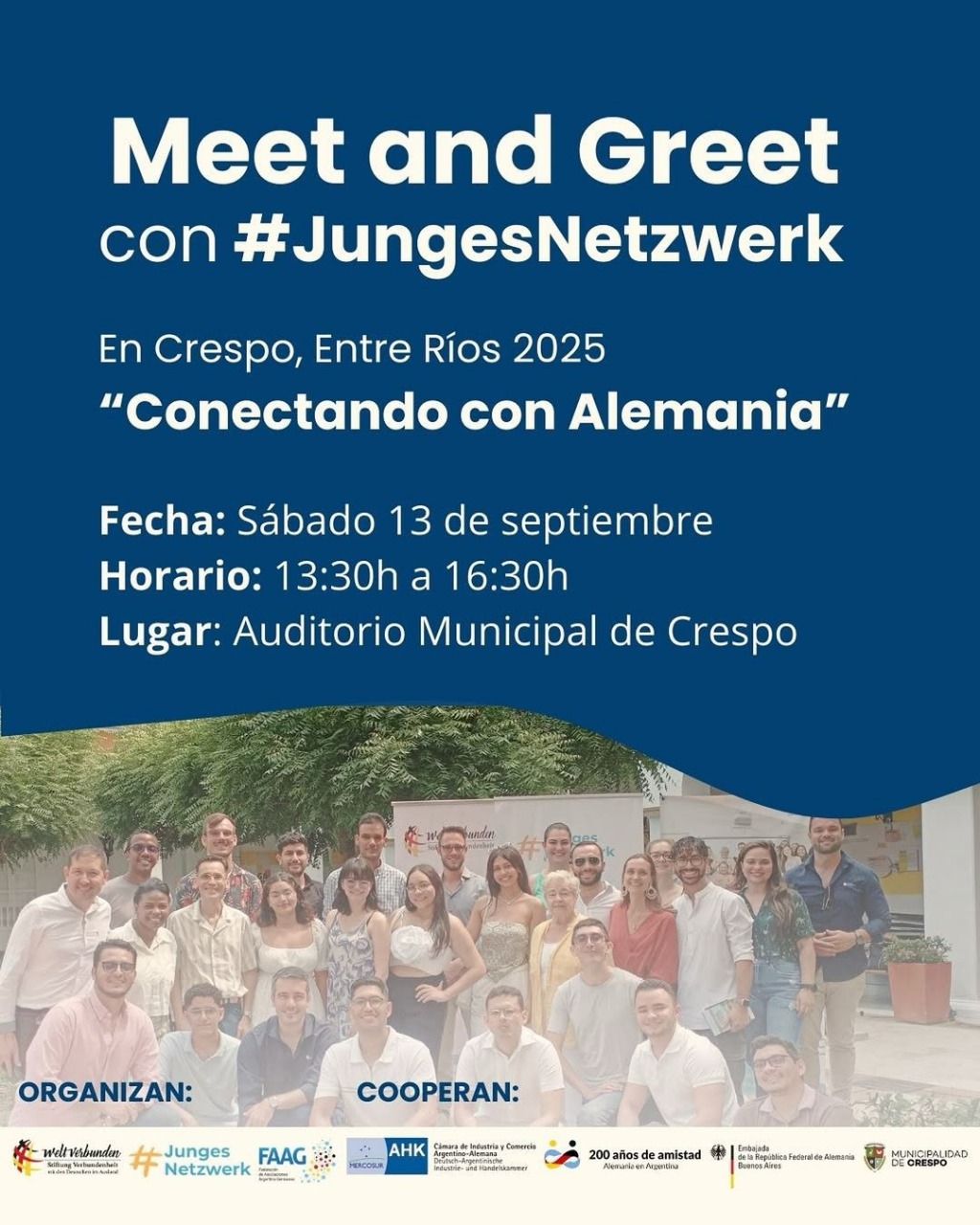CONECTANDO CON ALEMANIA: MEET & GREET CON JUNGES NETZWERK EN CRESPO