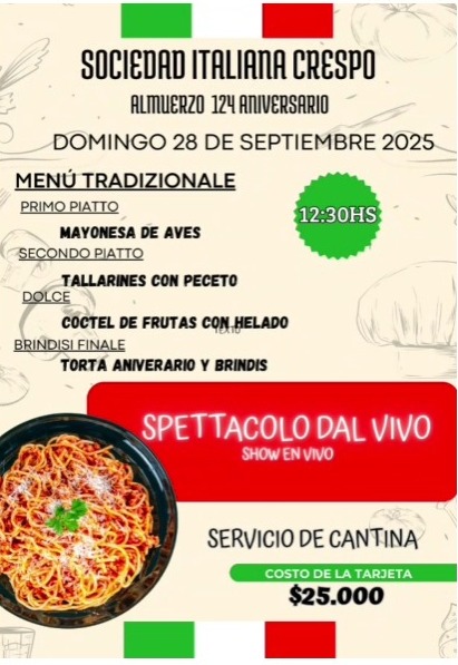 ALMUERZO ANIVERSARIO