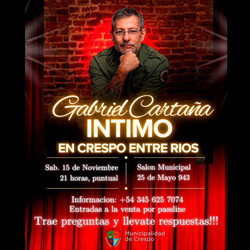 GABRIEL CARTAÑA ÍNTIMO
