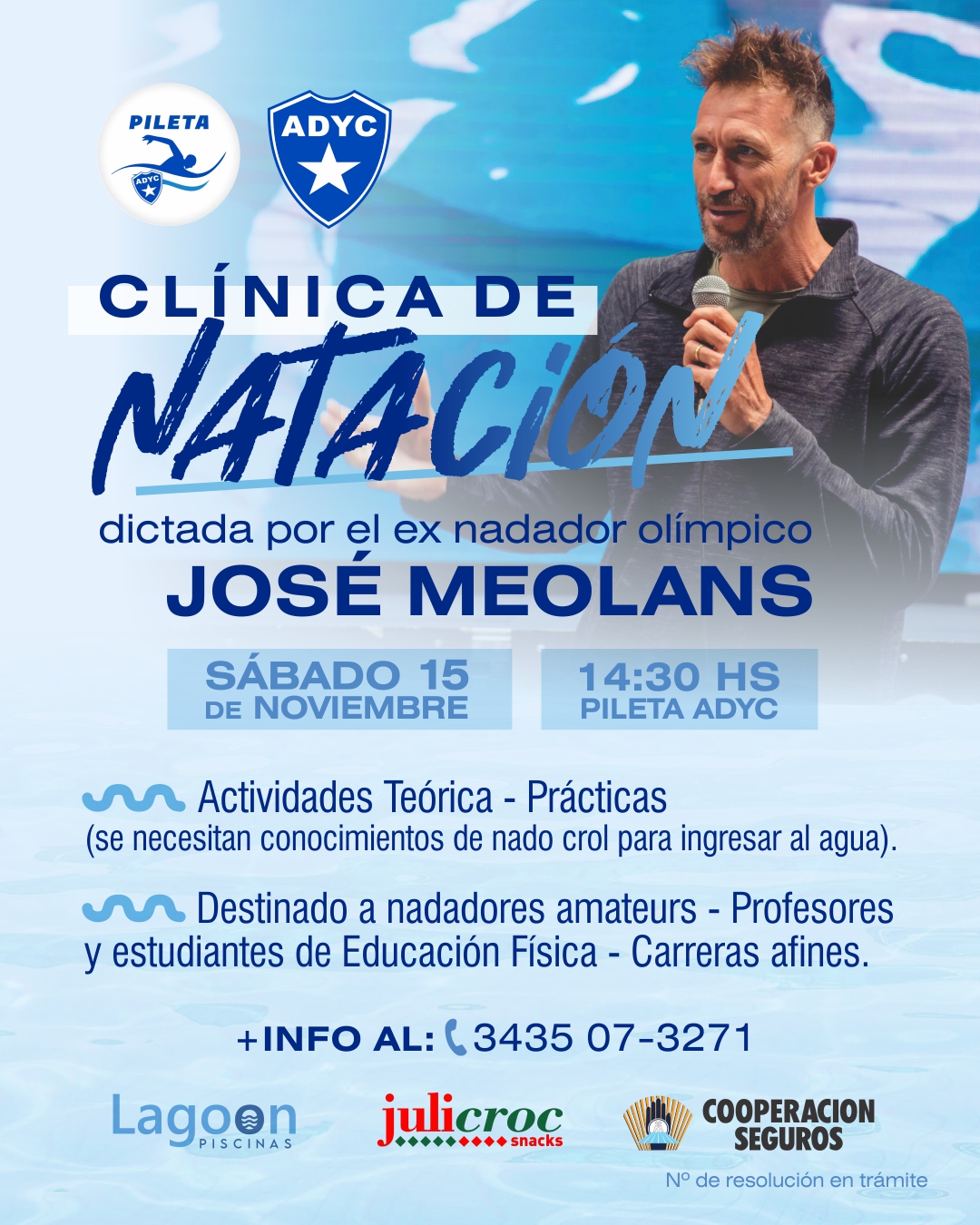 JOSÉ MEOLANS DARÁ UNA CLÍNICA EN CULTURAL