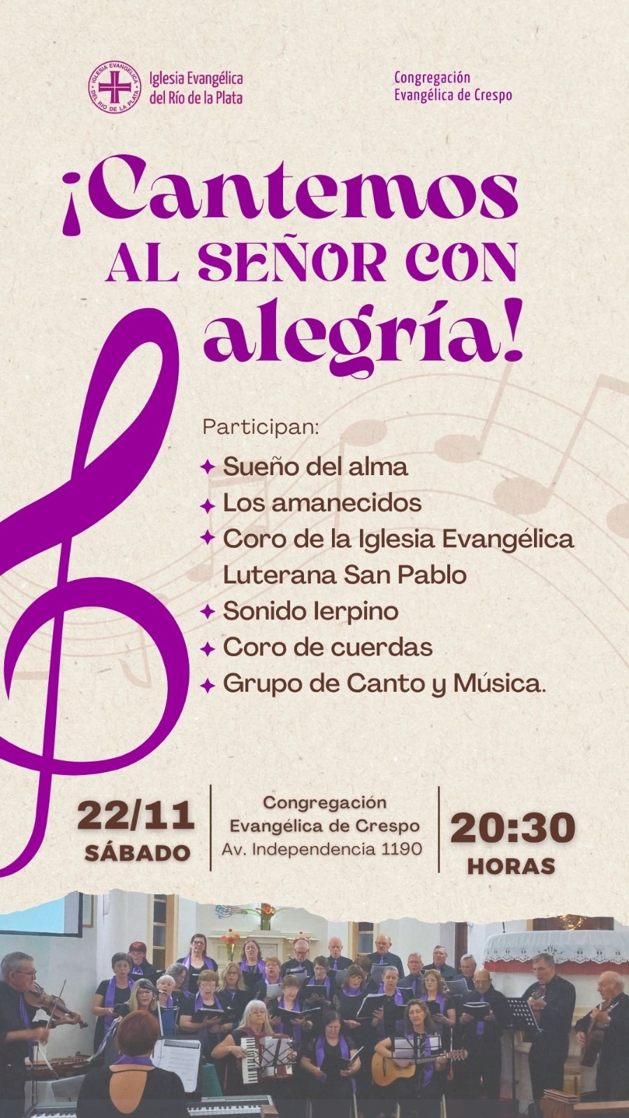 ¡CANTEMOS AL SEÑOR CON ALEGRÍA!