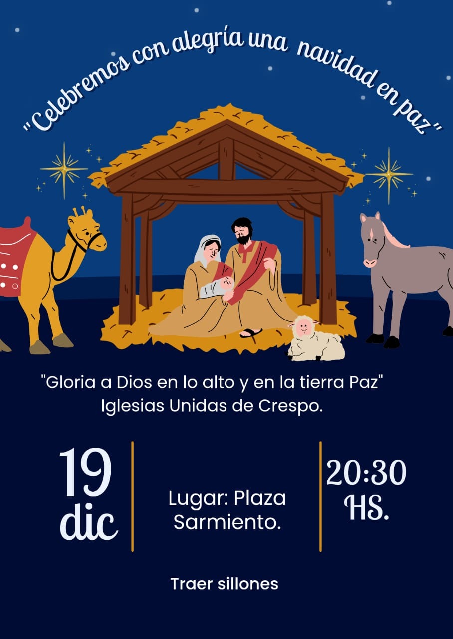 CELEBREMOS CON ALEGRÍA UNA NAVIDAD EN PAZ