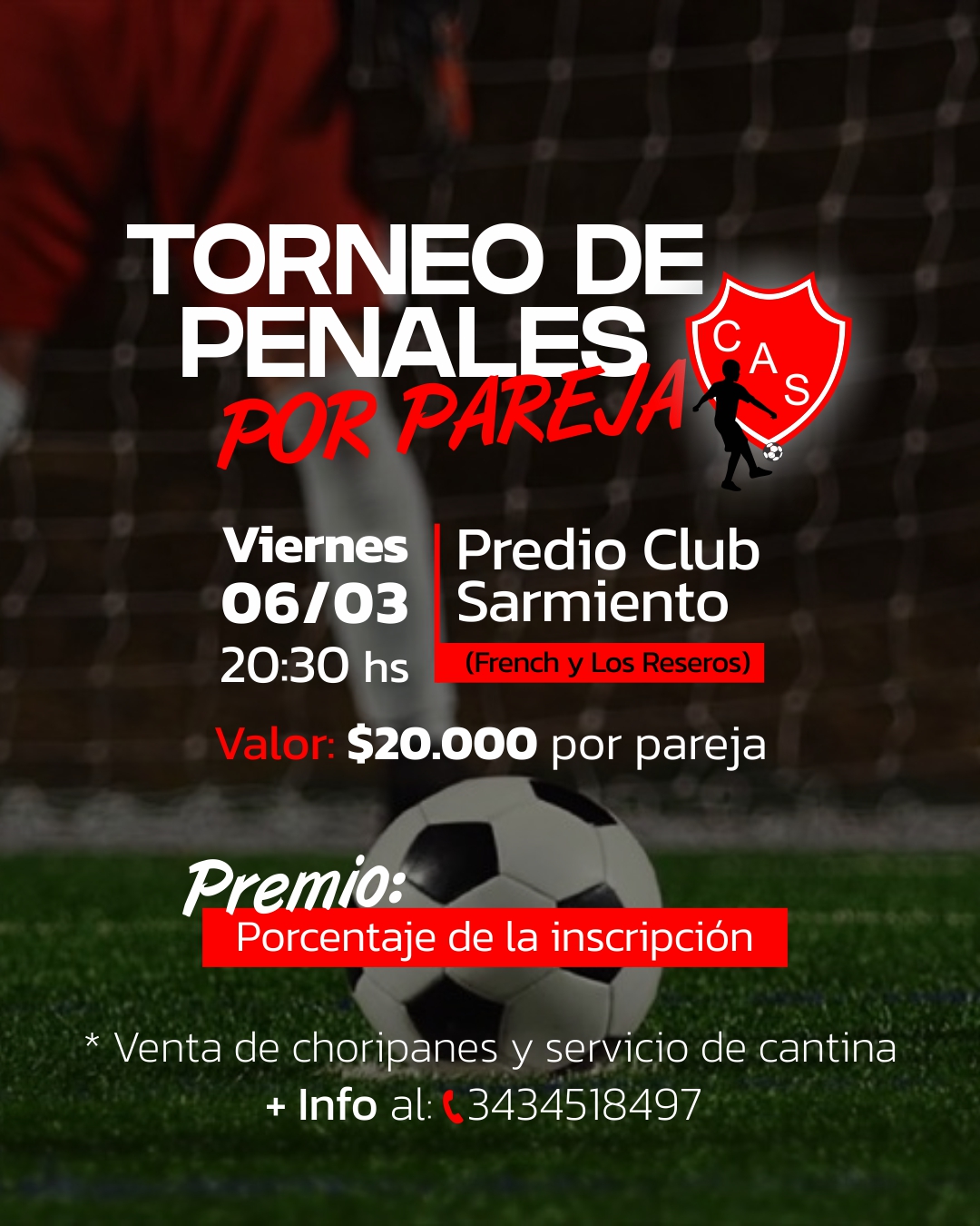 TORNEO DE PENALES POR PAREJA