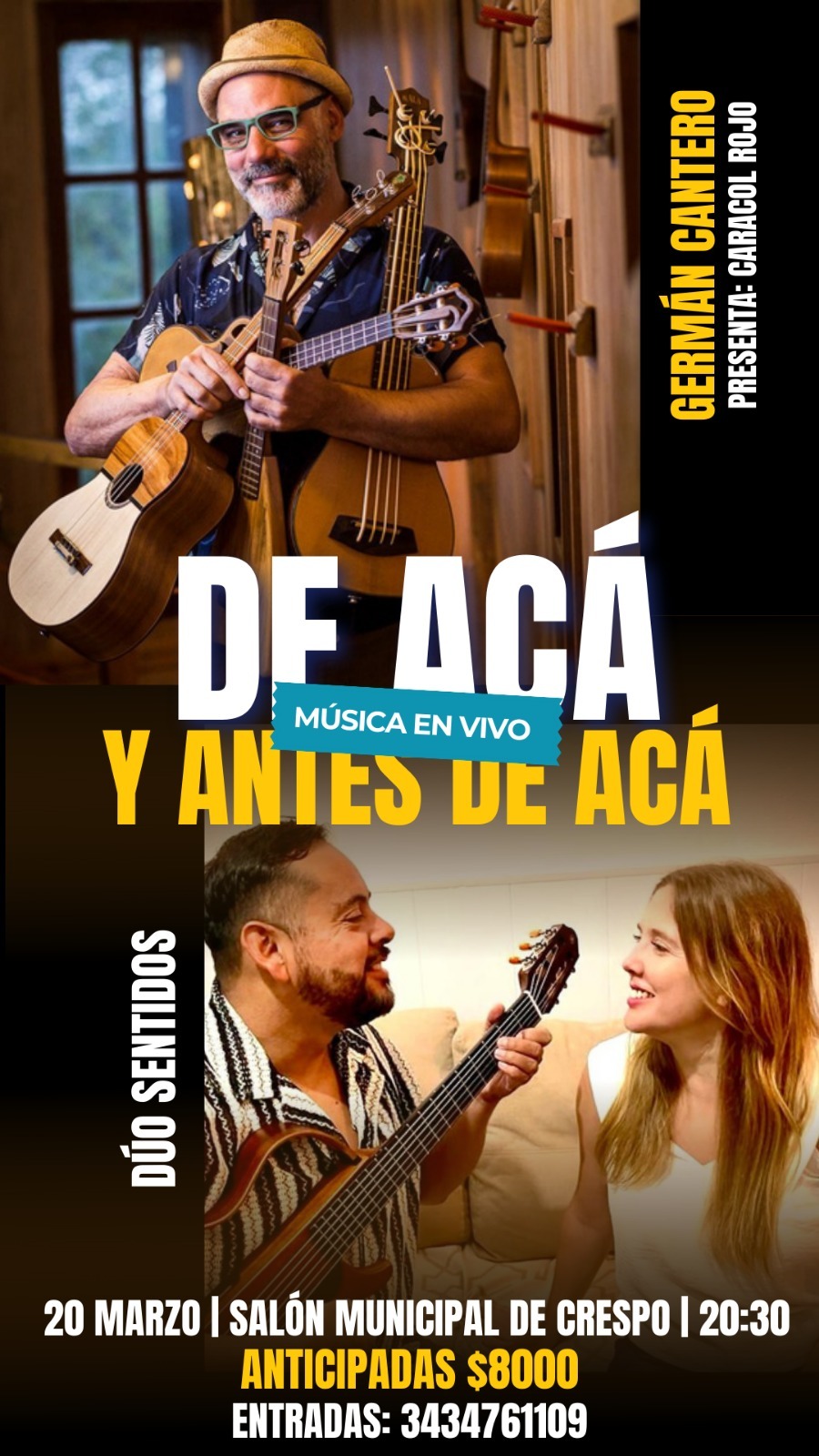 DE ACÁ Y ANTES DE ACÁ