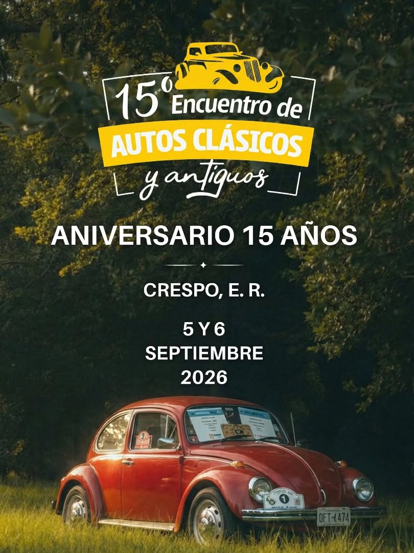 15º ENCUENTRO DE AUTOS CLÁSICOS Y ANTIGUOS
