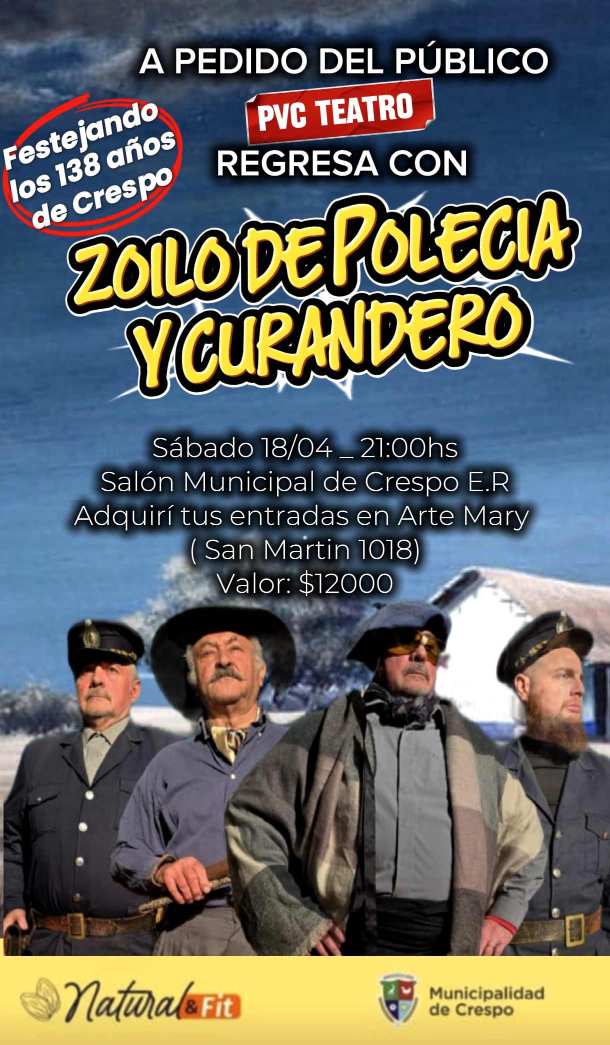 TEATRO: ZOILO DE POLECÍA Y CURANDERO