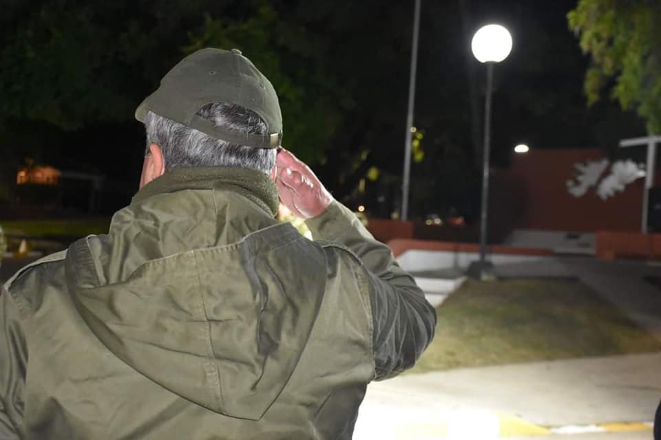 VIGILIA EN PLAZA 'HÉROES DE MALVINAS'