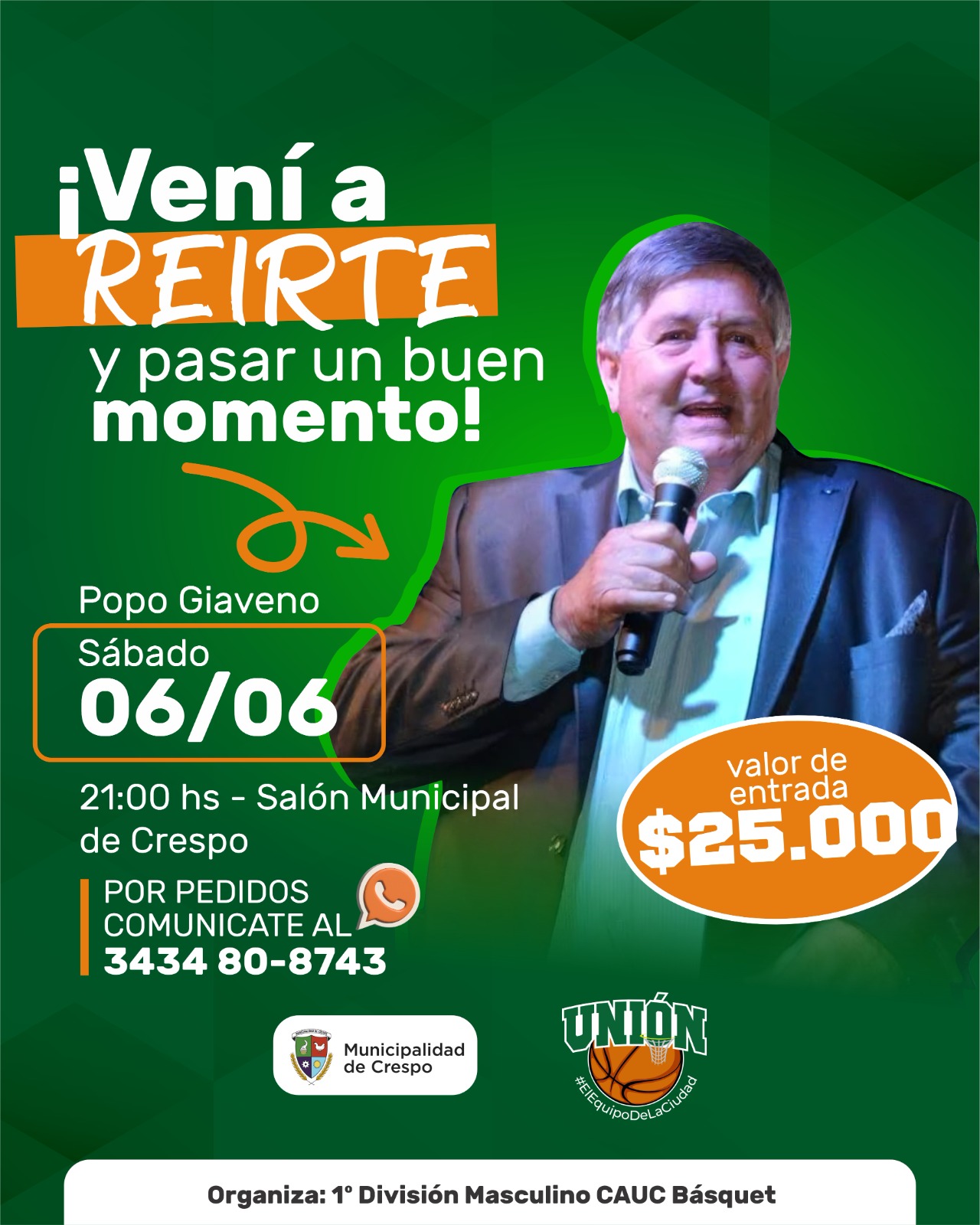 ¡VENÍ A REIRTE Y PASAR UN BUEN MOMENTO!