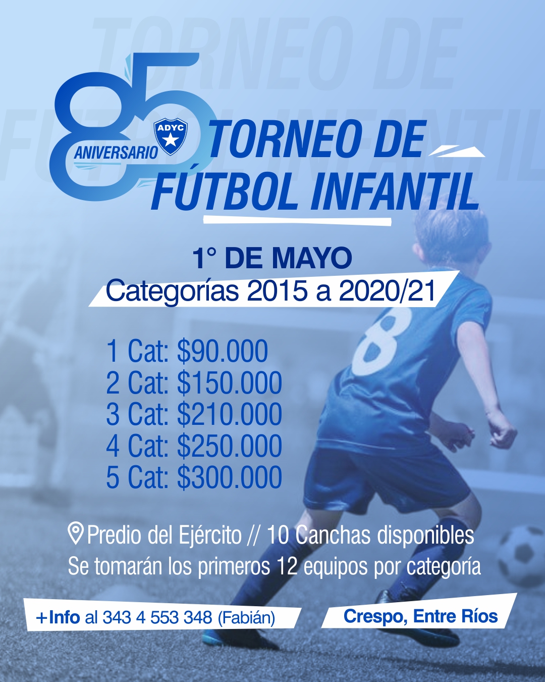 TORNEO 85º ANIVERSARIO DE CULTURAL