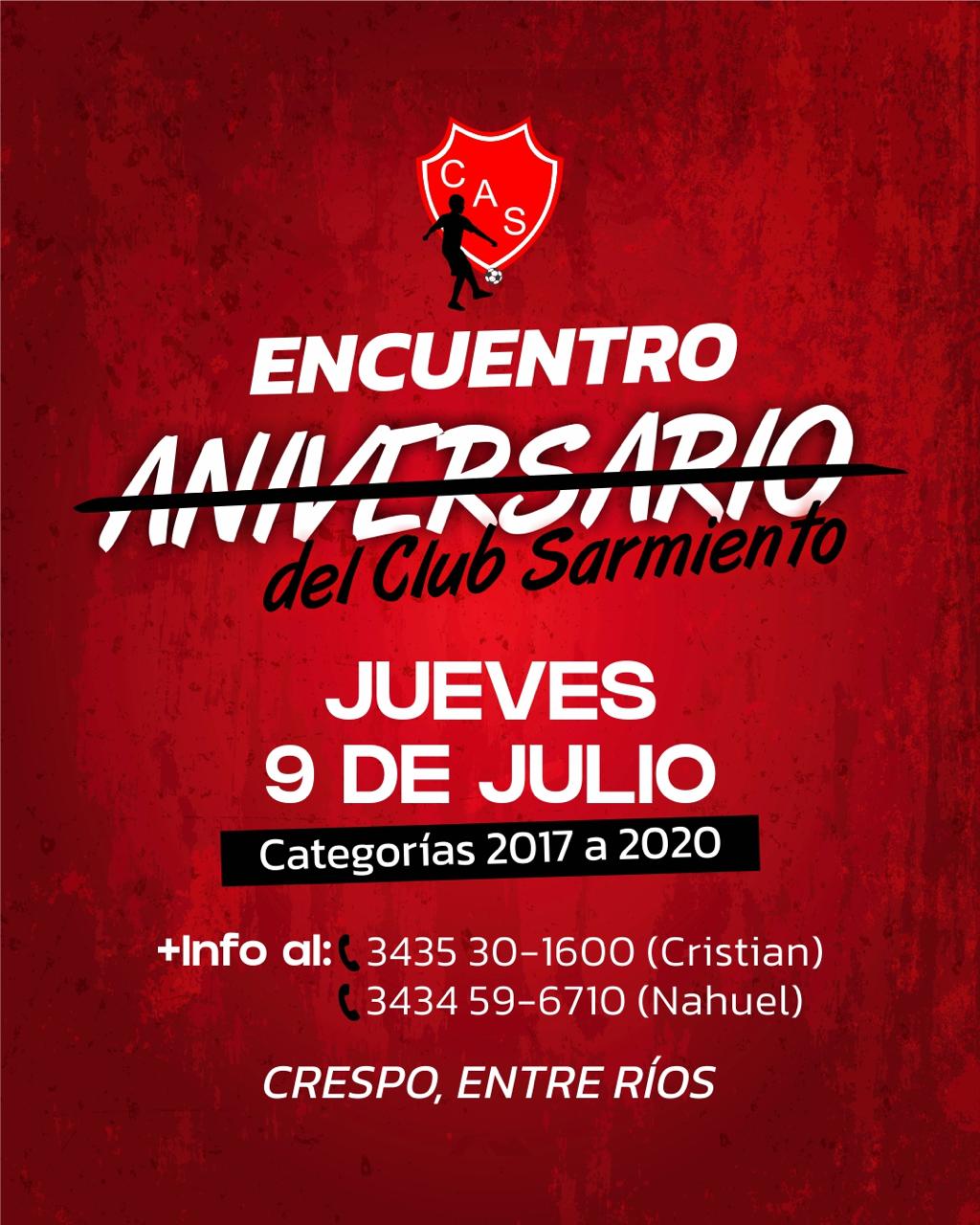 ENCUENTRO ANIVERSARIO DE SARMIENTO