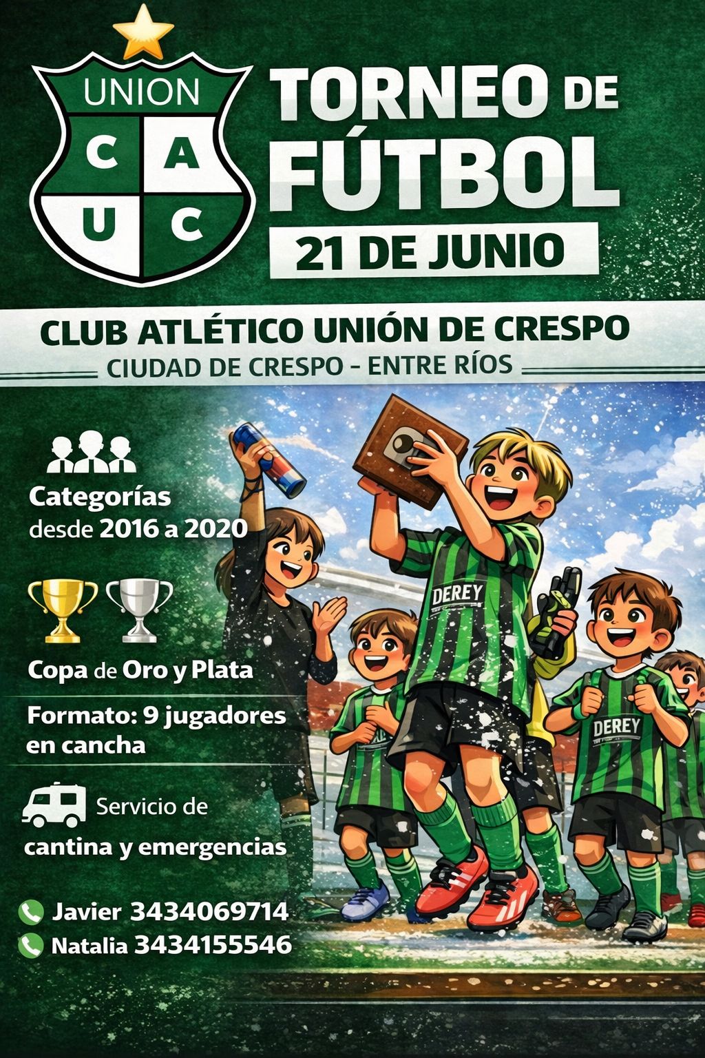 TORNEO DE FÚTBOL INFANTIL EN UNIÓN