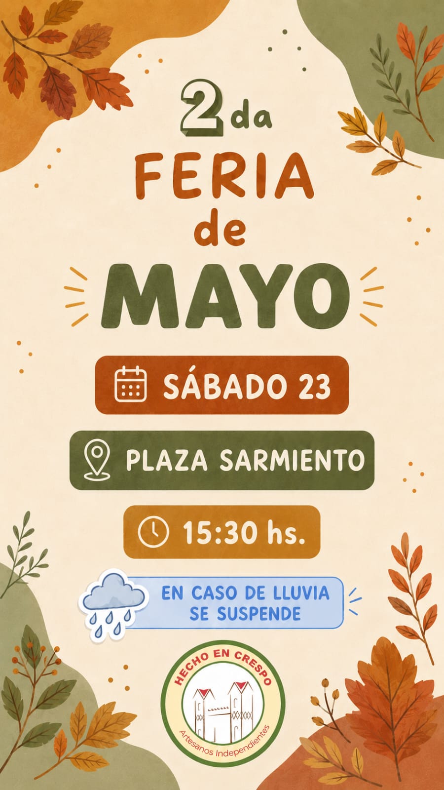 HECHO EN CRESPO: SEGUNDA FERIA DE MAYO