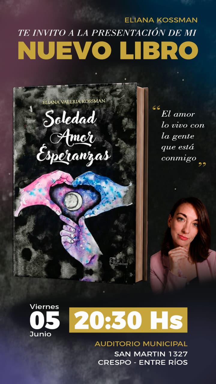 PRESENTACIÓN DE LIBRO: 'SOLEDAD AMOR ESPERANZAS'
