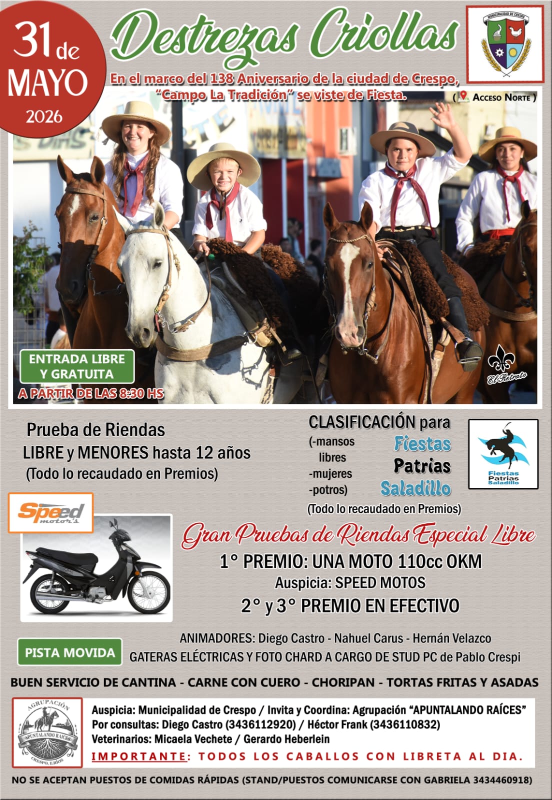 DESTREZAS CRIOLLAS