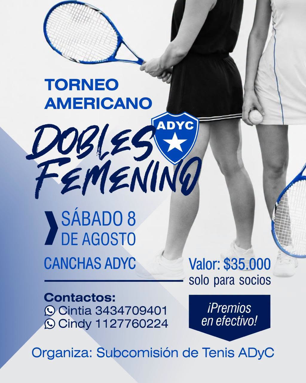 TORNEO AMERICANO DE DOBLES FEMENINO