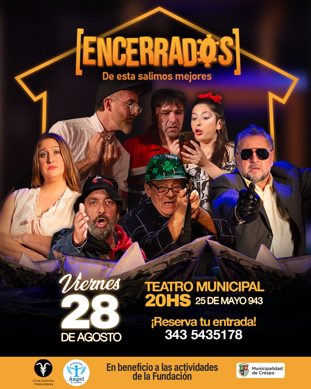 ENCERRADOS: DE ESTA SALIMOS MEJORES