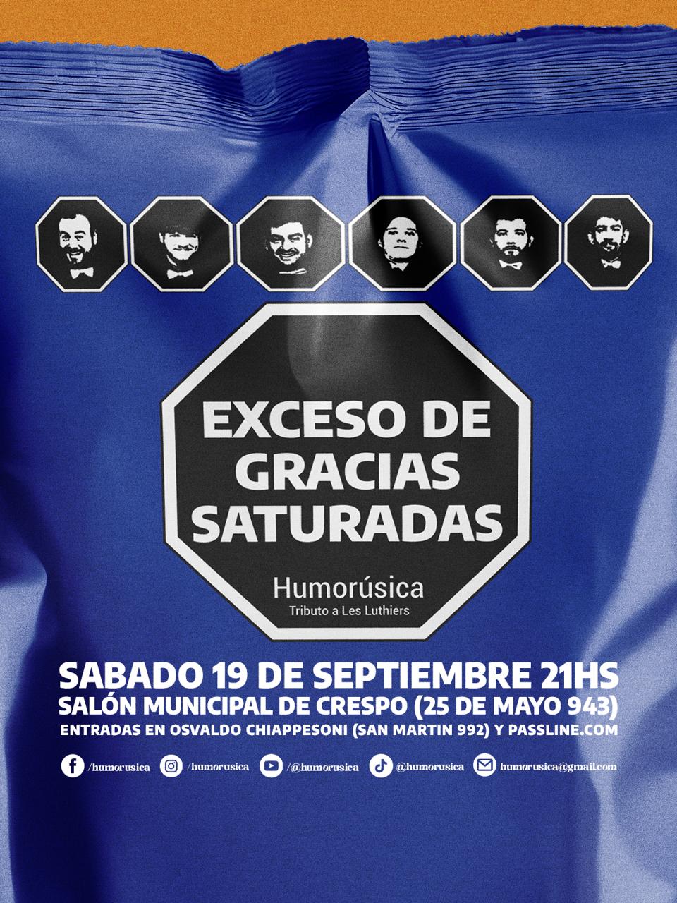 EXCESO DE GRACIAS SATURADAS