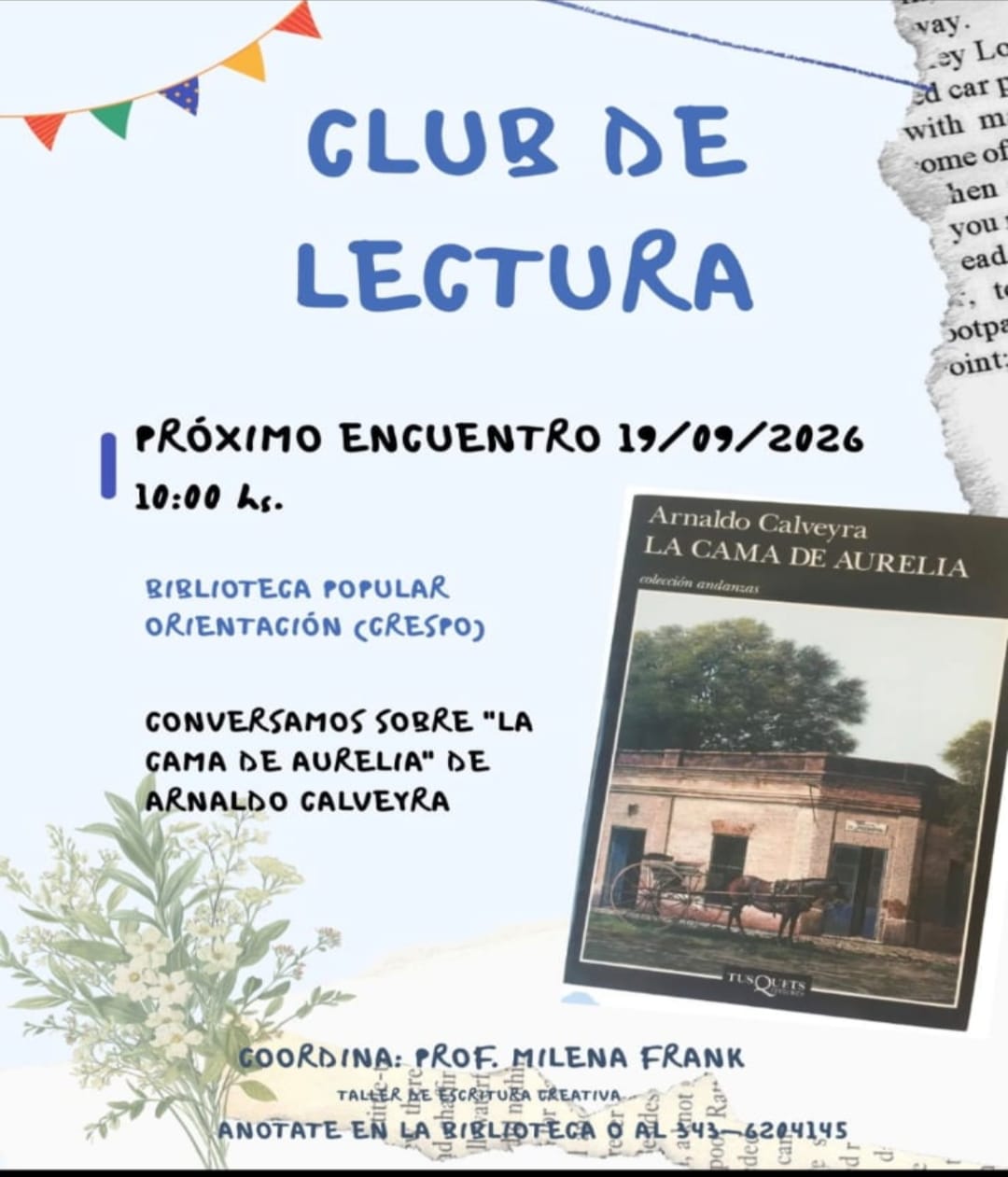 CLUB DE LECTURA