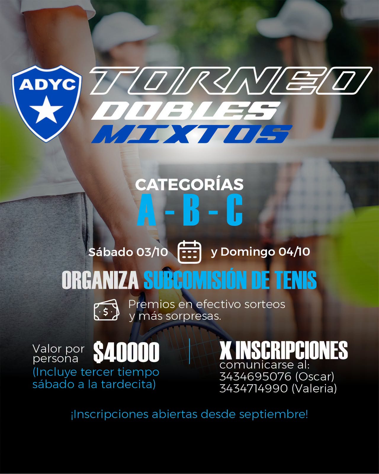 TORNEO DE DOBLES MIXTOS