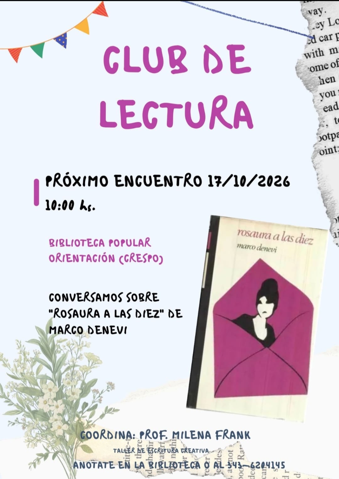 CLUB DE LECTURA